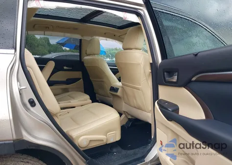 2014 Toyota Highlander Limited Platinum V6/Limited V6 z USA, uszkodzony, nr VIN 5TDDKRFHXES042872